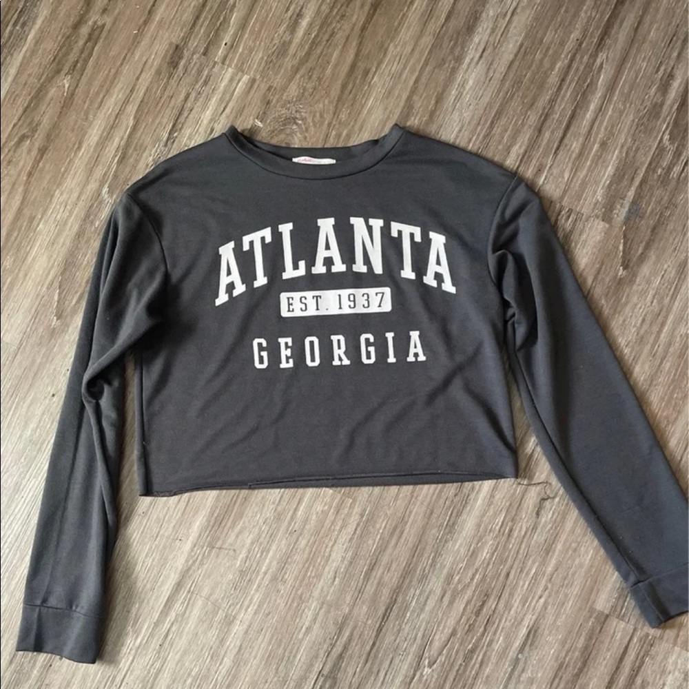 ROMWE cut off long sleeve T-shirt